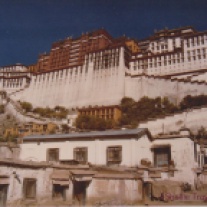Potala Palace, Tibet, as it looked in 1987.