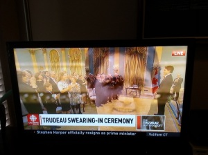 Rideau Hall. I caught this moment of transition between cuts. Love the embedded symbolism. 